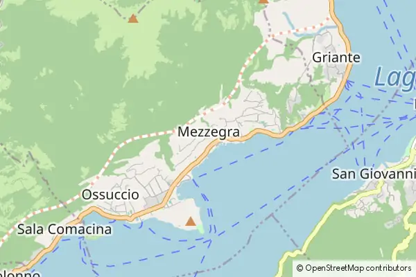 Mapa Mezzegra