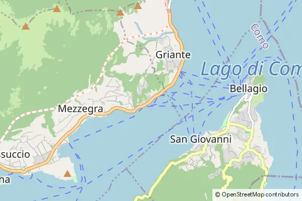 Mapa Tremezzina