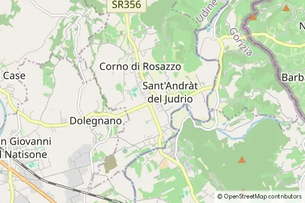 Mapa Corno di Rosazzo