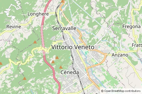 Mapa Vittorio Veneto