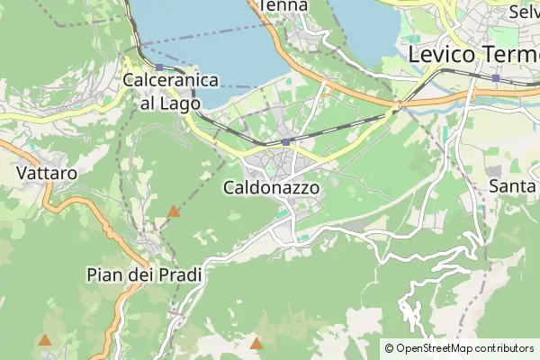 Mapa Caldonazzo