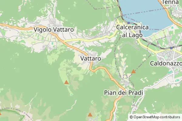 Mapa Vattaro