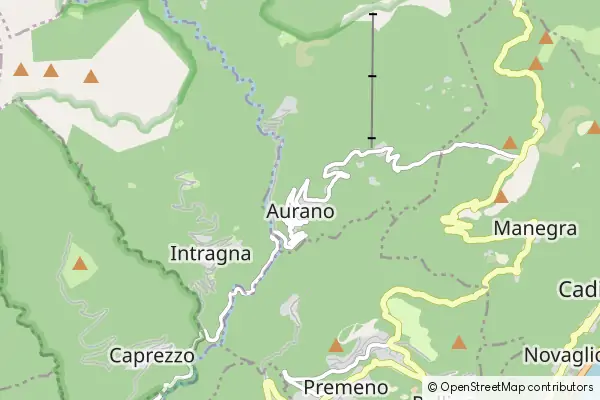 Mapa Aurano