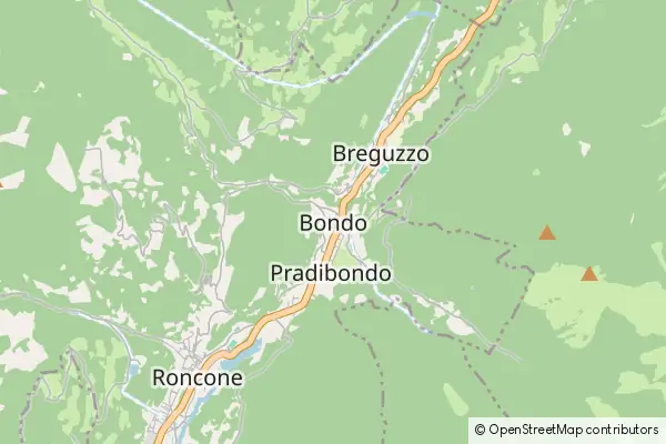 Mapa Bondo