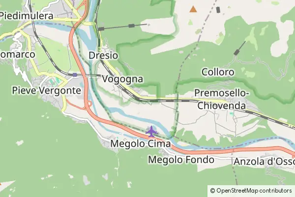 Mapa Vogogna