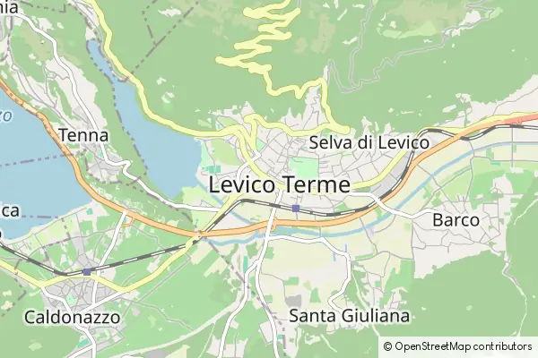 Mapa Levico Terme