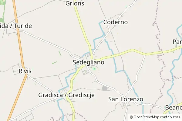 Mapa Sedegliano