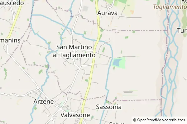 Mapa San Martino al Tagliamento