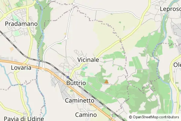 Mapa Buttrio