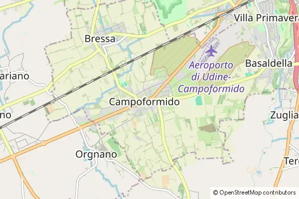 Mapa Campoformido