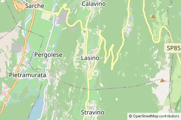 Mapa Lasino