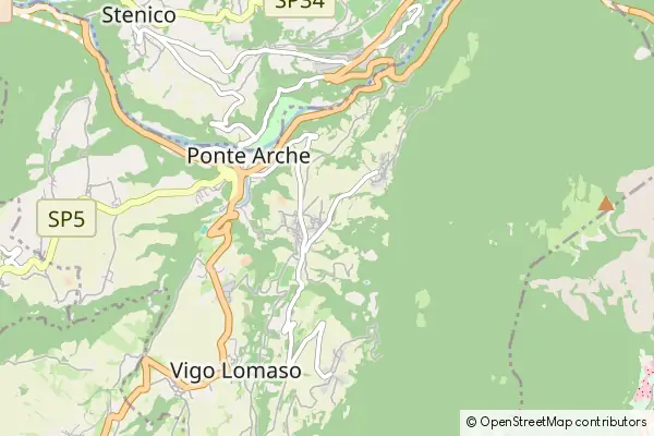 Mapa Comano Terme