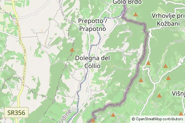 Mapa Dolegna del Collio