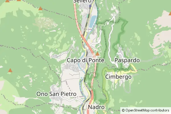 Mapa Capo di Ponte