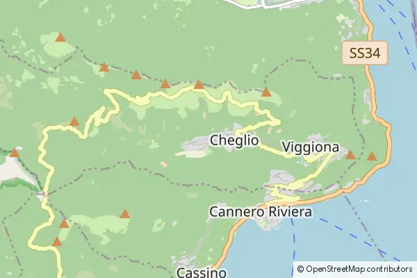 Mapa Trarego Viggiona