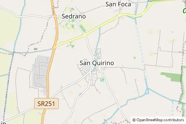 Mapa San Quirino