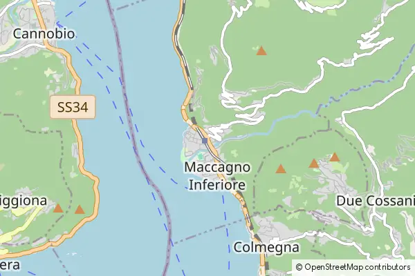 Mapa Maccagno