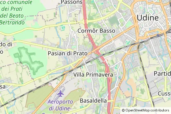 Mapa Pasian di Prato