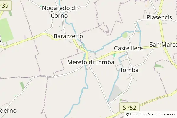 Mapa Mereto di Tomba