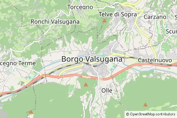 Mapa Borgo Valsugana