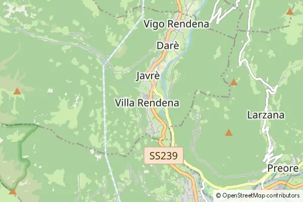 Mapa Villa Rendena