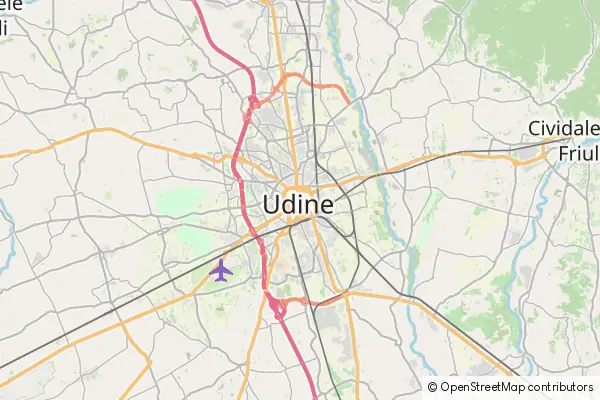 Mapa Udine