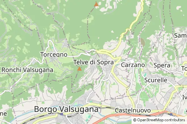 Mapa Telve