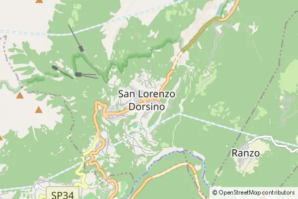 Mapa San Lorenzo Dorsino