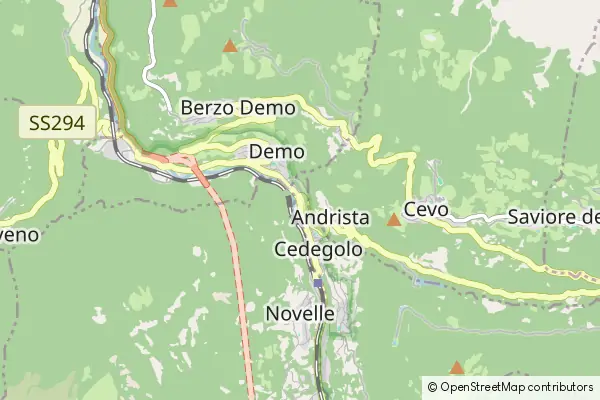 Mapa Cedegolo