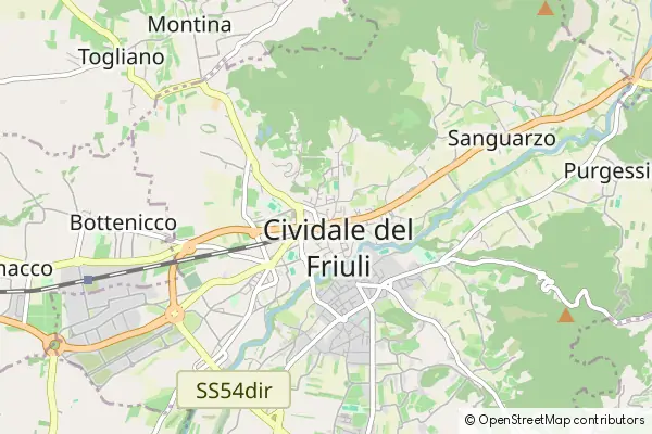 Mapa Cividale del Friuli