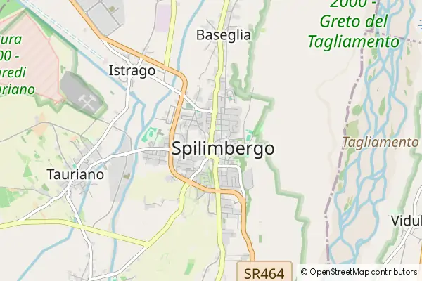 Mapa Spilimbergo