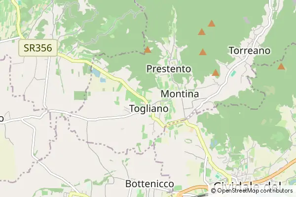 Mapa Togliano