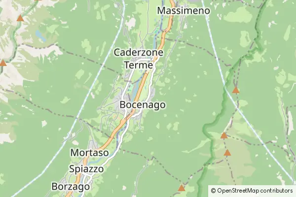 Mapa Bocenago