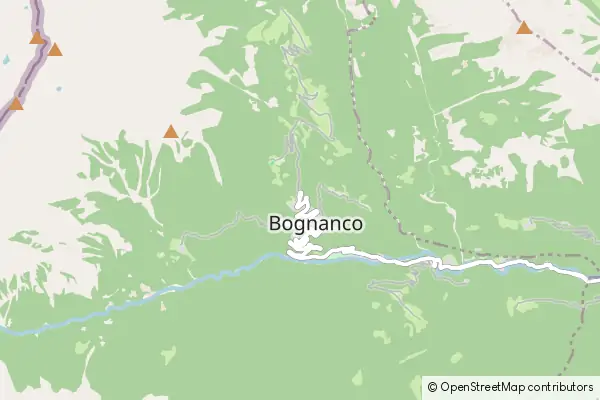 Mapa Bognanco