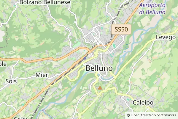 Mapa Belluno