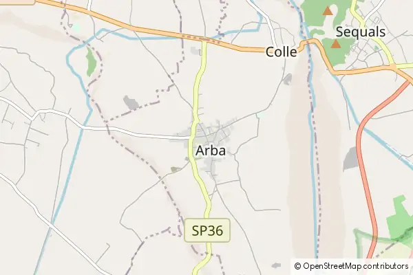 Mapa Arba