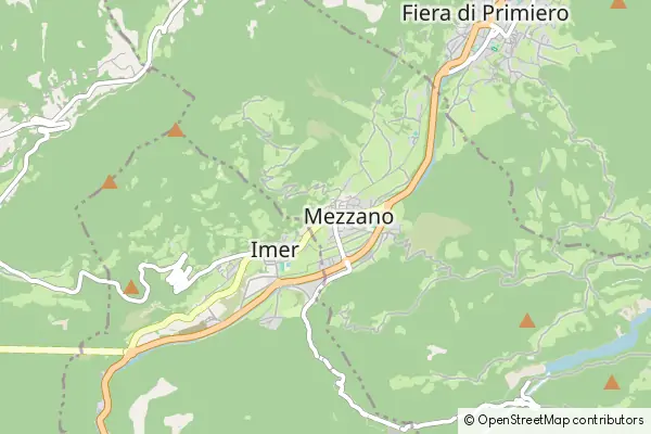 Mapa Mezzano