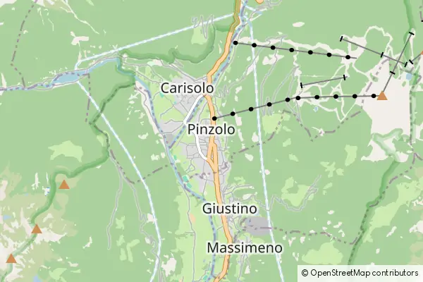 Mapa Pinzolo