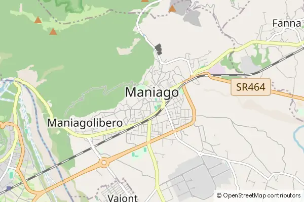 Mapa Maniago