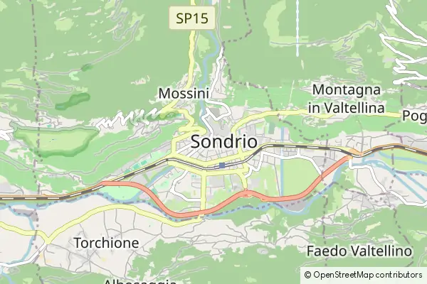 Mapa Sondrio