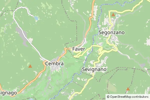 Mapa Faver