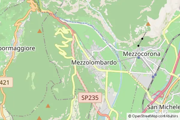 Mapa Mezzolombardo