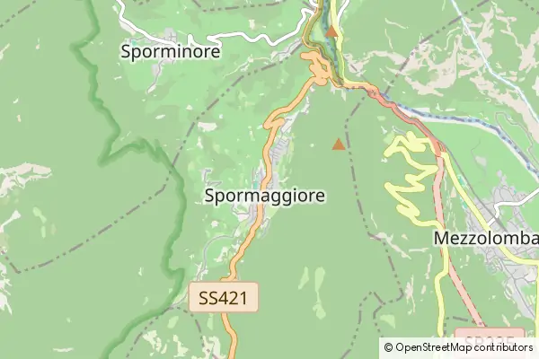 Mapa Spormaggiore