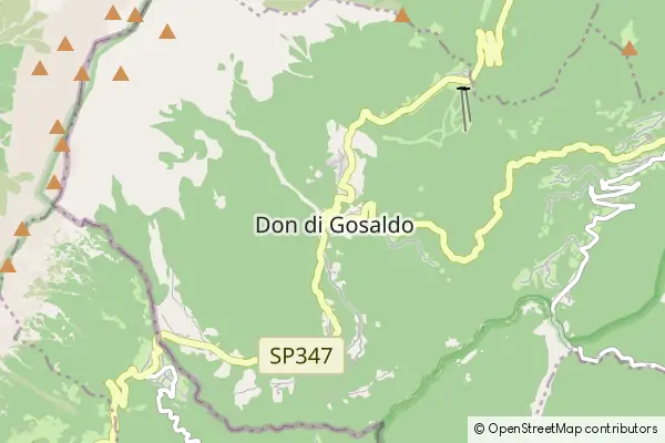 Mapa Gosaldo