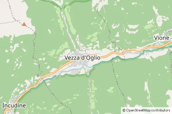 Mapa Vezza d'Oglio