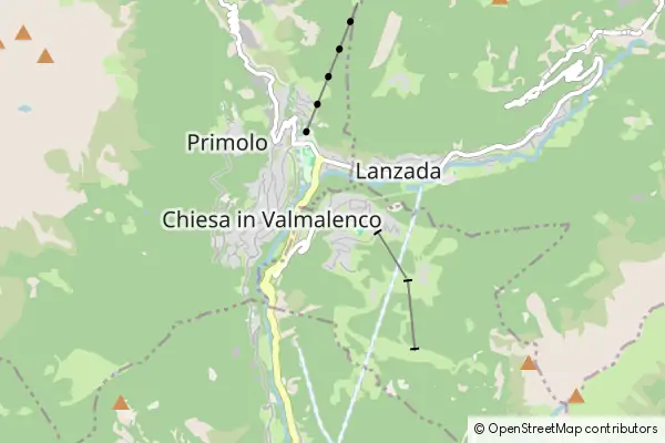 Mapa Caspoggio