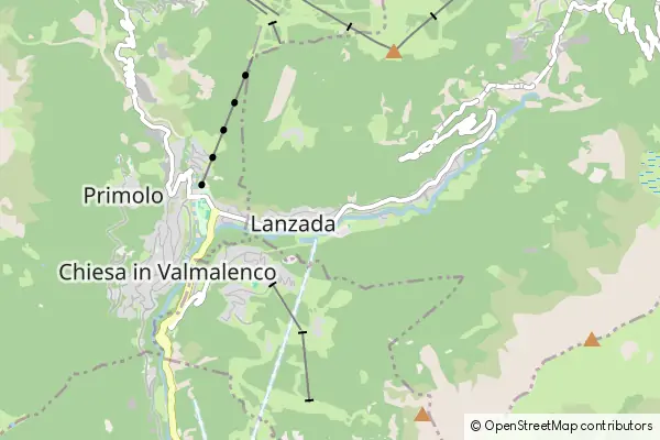 Mapa Lanzada