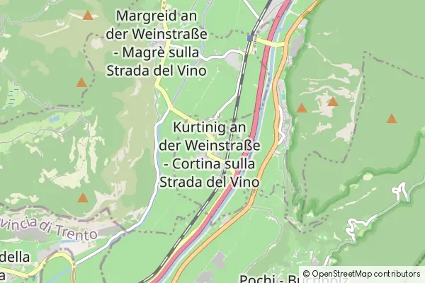 Mapa Cortina sulla Strada del Vino