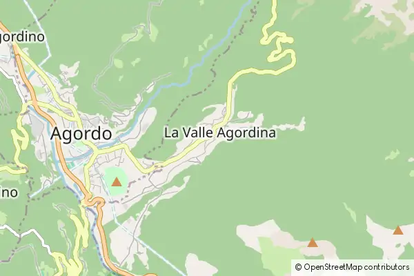 Mapa La Valle Agordina