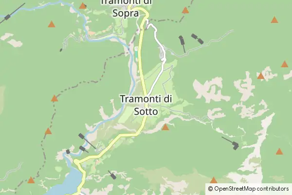 Mapa Tramonti di Sotto